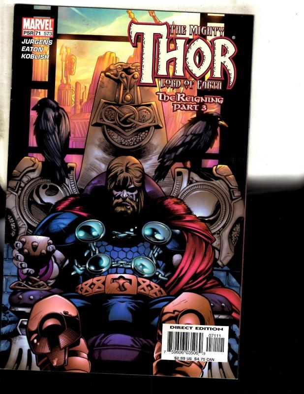 10 Mighty Thor Marvel Comic Books # 566 567 568 570 571 573 574 575 576 578 MF20