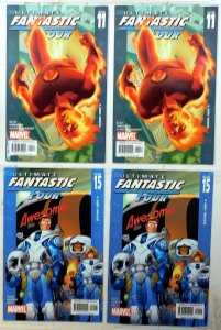 Ultimate Fantastic Four Lot of 4 #11 x2, 15 x2 (2004) Marvel Comics 1st Print