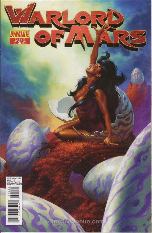 Warlord of Mars #24A VF; Dynamite | save on shipping - details inside