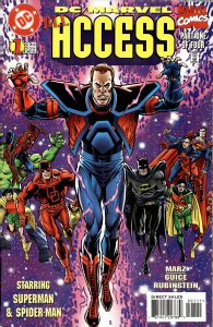 DC/Marvel: All Access #1 Direct Edition (1996) Spider-Man