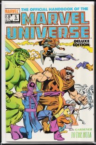The Official Handbook of the Marvel Universe #5 (1986) Gardener