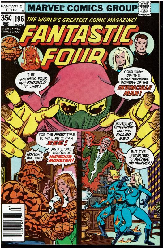 Fantastic Four #196, 9.0 or Better - 1st Full Apearance Dr. Doom Clone