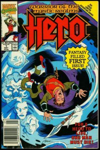 Hero #1 1990- Marvel first issue- High Grade Copy