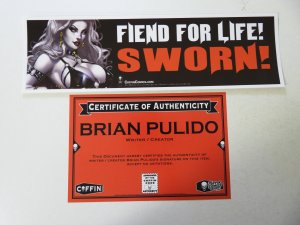 Hellwitch: Hellbourne #1 Risqué Gaatha Edition Signed w/coa NM- Cond