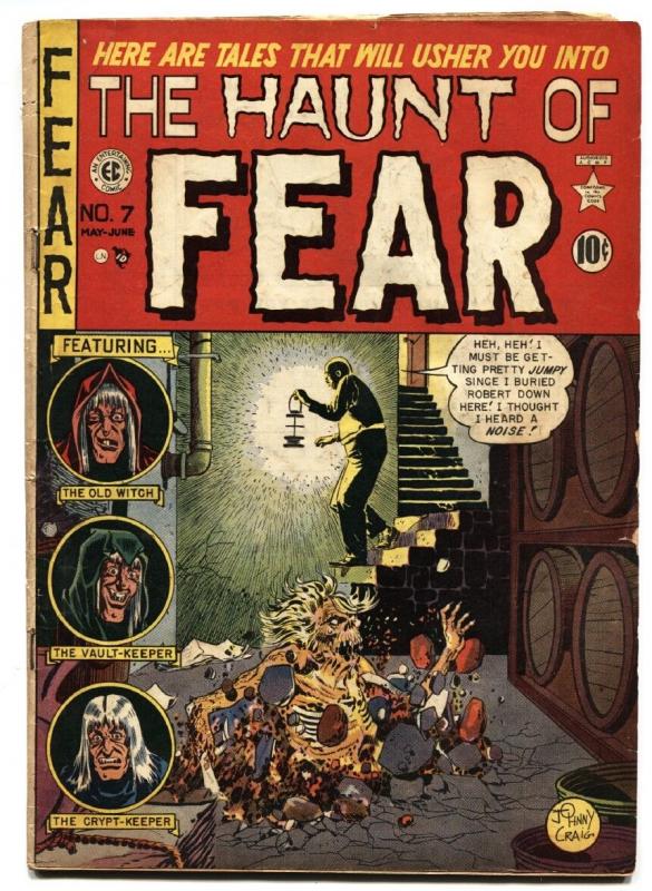 Haunt Of Fear #7 1951-EC-Johnny Craig-Ingles-pre-code horror-vg