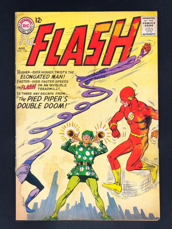 The Flash #138 (1963) FR/GD 1st Appearance of Dexter Myles