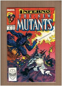 New Mutants #71 Marvel Comics 1989 Louise Simonson, INFERNO VF/NM 9.0