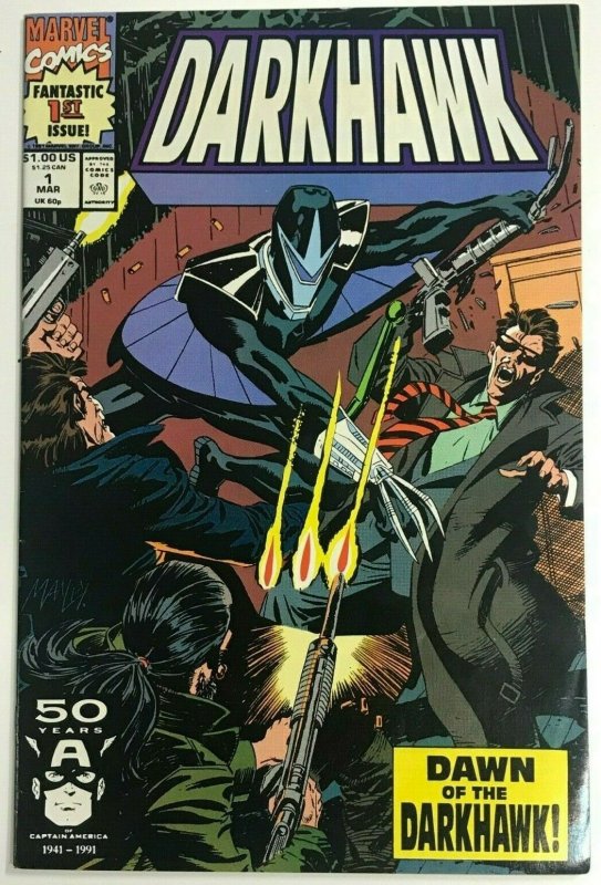 DARKHAWK#1 VF 1991 MARVEL COMICS