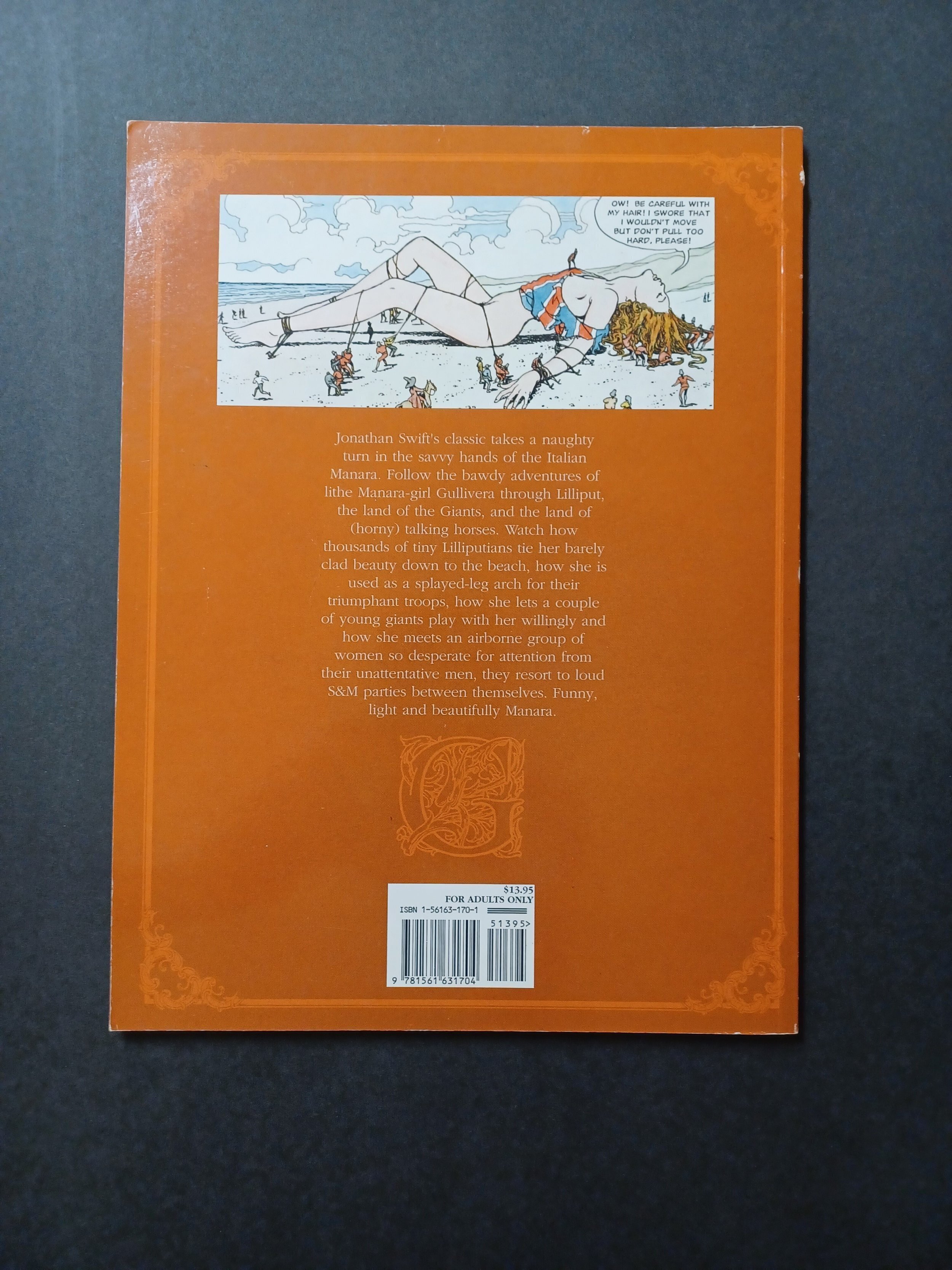 Gullivera SC 1st Print Milo Manara Giantess Eurotica 1996