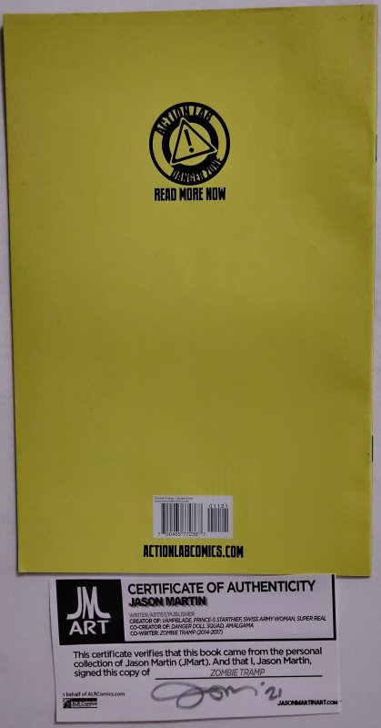 Zombie Tramp #11C SIGNED/COA Dan Mendoza LTD Variant Cover (2015)