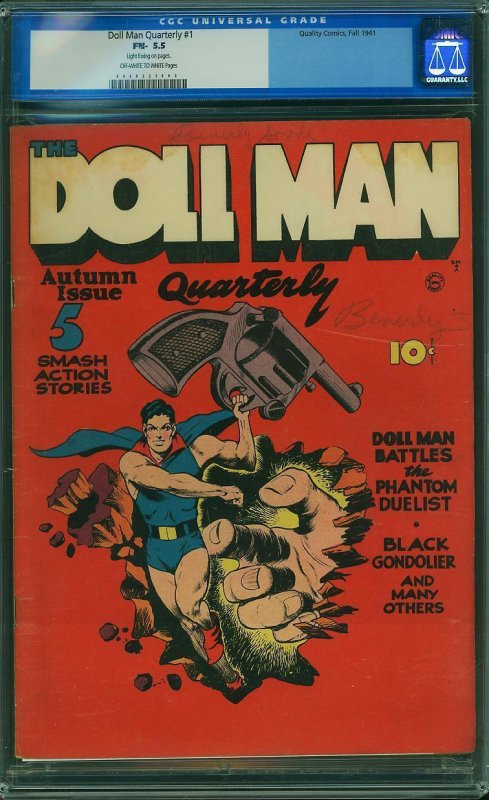 Doll Man #1 (1941) CGC 5.5 FN-