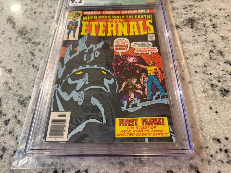 Eternals # 1 CGC Graded 9.2 Qualified Marvel Comic Book Jack Kirby 1976 JH23