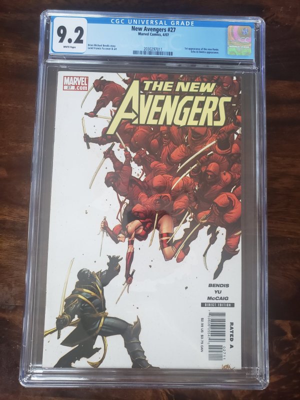 New Avengers 27 CGC 9.2 1st appearance of the new Ronin