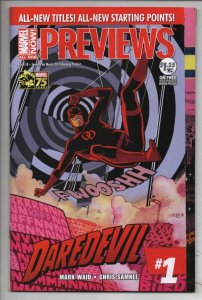 MARVEL PREVIEWS #18, NM, 2014, DaveDevil Iron Man Silver Surfer