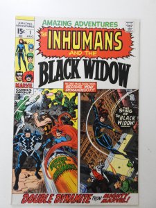 Amazing Adventures #1 (1970) W/ The Black Widow! Sharp VG/Fine Condition!