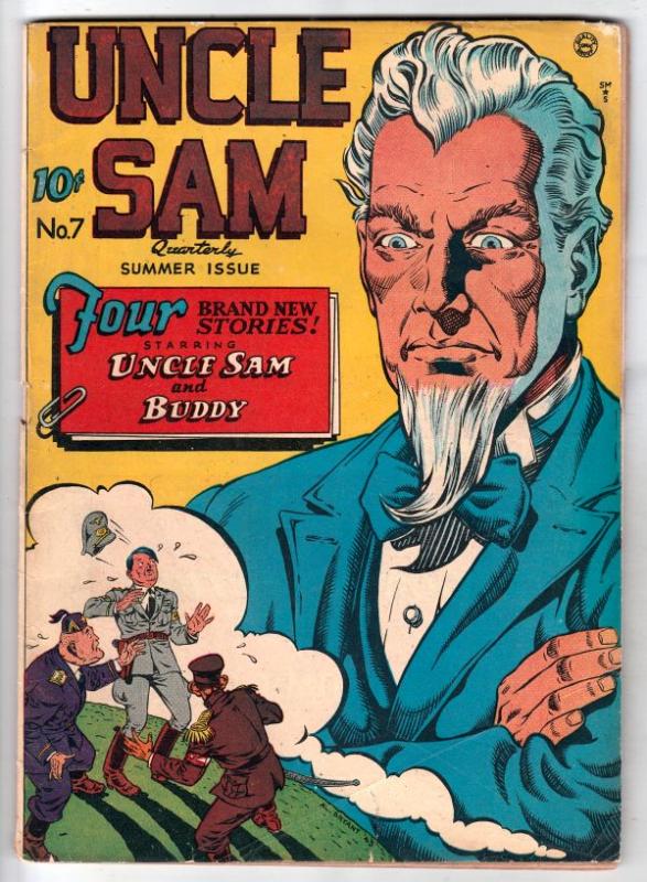 Uncle Sam #7 (Jul-43) VG+ Affordable-Grade Uncle Sam