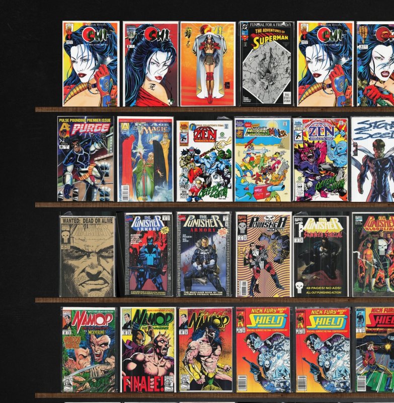 Huge Lot 150+ Comics with Archer & Armstrong, Namor, The Sub Mariner & More!