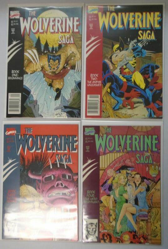 Wolverine Saga #1 to #4 set 4 different books 8.0 VF (1989)