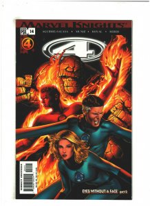 Marvel Knights 4 #14 NM- 9.2 Marvel Comics Fantastic Four 2005 Greg Land