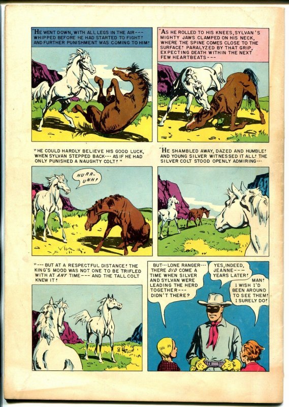 Lone Rangers Famous Horse Hi-Yo Silver-#5 1953-Dell-painted cover-FN/VF