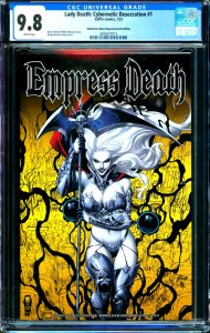 Lady Death Cybernetic Desecration #1 Empress Ashcan Coffin CGC 9.8 /99
