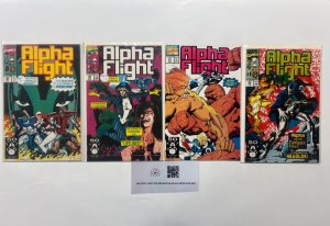 4 Alpha Flight Marvel Comic Books # 93 94 95 96 Avengers Spiderman 55 SM10