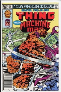 Marvel Two-in-One #93 (1982) The Thing