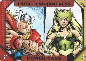 2001 Marvel Recharge: Power Card - Thor/Enchantress