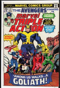 Marvel Triple Action #22 (1974) The Avengers