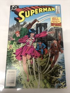 Superman (1985) # 407 (NM) Canadian Price Variant • CPV • Gerry And Carla Conway