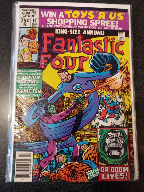 FANTASTIC FOUR #15 FF ANNUAL HIGH GRADE VF+