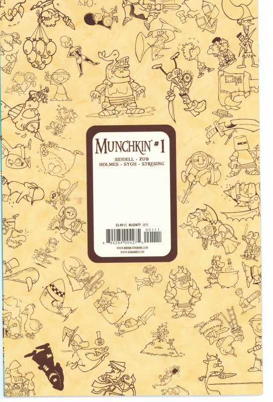 Munchkin 1  9.0 (our highest grade) - with card