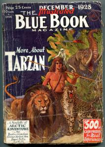 Tarzan And The Lost Empire-Blue Book Incomplete Set-1928/1929 -Burroughs pulps