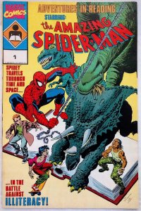 Adventures in Reading Starring the Amazing Spider-Man #1 (VF/NM)(1990)