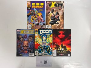 5 Marvel Comics Doom 2099 #2+Excalibur #1+G.R. #1+Exiles #74+Necrosha #1 4 JS50