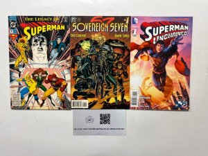 3 DC Comics Superman # 1 1+ S7 # 1 Batman Wonder Woman Robin Flash 82 JS46