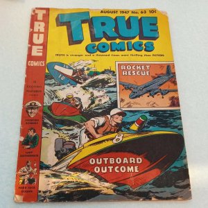 True comics #63 1947-David Lilienthal-Ivey Brewer Lady Leatherneck golden age