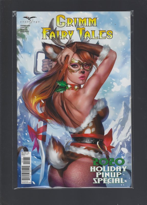 Grimm Fairy Tales 2020 Holiday Pinup Special Cover C