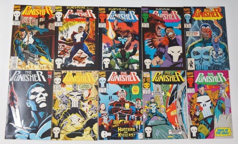 Punisher #1-104 VF/NM complete series + Annual #1-7 Marvel Comics #102 lot set 