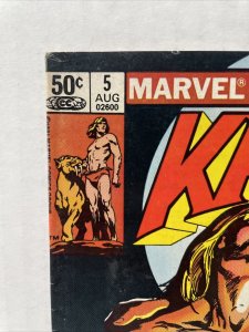 Ka-Zar The Savage #5