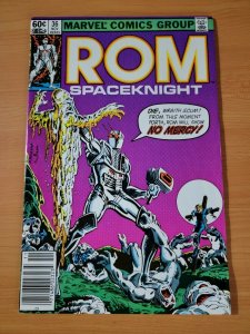 Rom Spaceknight #36 Newsstand Variant ~ VF - NEAR MINT NM ~ 1982 Marvel Comics