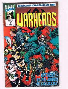 Warheads #2 VF Marvel Comics Comic Book Agent Of Shields DE19