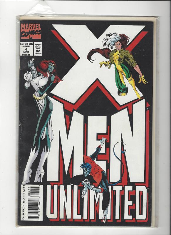 X-men Unlimited Vol 1 #4 Mystique Rogue Nightcrawler VF/NM