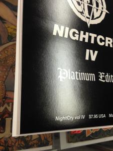 Nightcry IV Platinum Edition VF/NM to NM- HTF LTD to 2500 copies