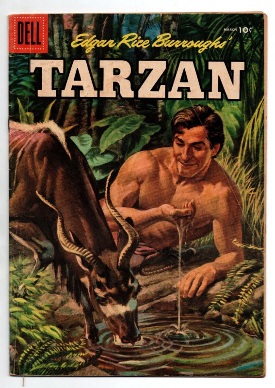 Tarzan #78 - Edgar Rice Burroughs - Dell - 1956 - VG