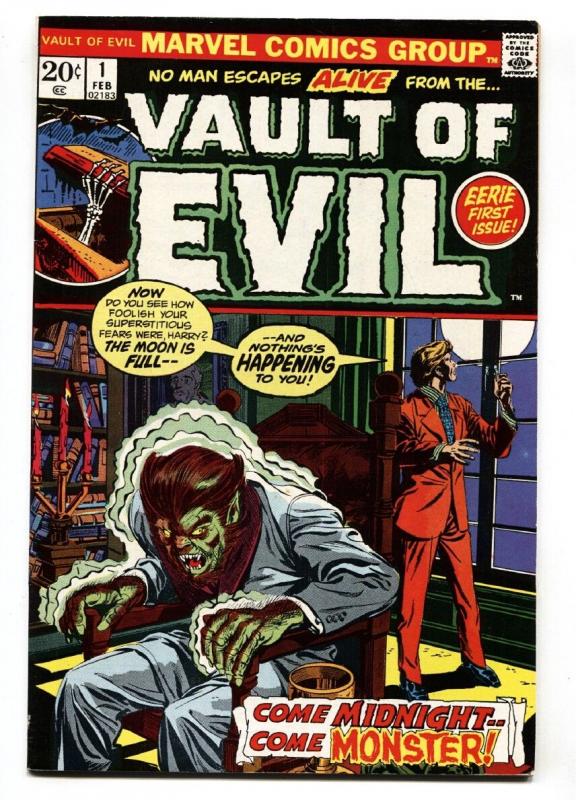 Vault of Evil #1 1973- Marvel Bronze Age Horror VF