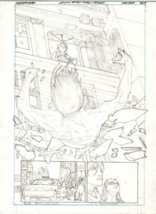 Grimm Fairy Tales Dream Eater Inferno pg 9 Original Penciled art ALEX SANCHEZ