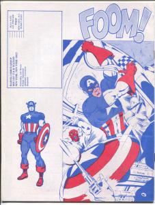 FOOM #8 1974-Marvel Comics fanzine-John Romita Capt America-VF