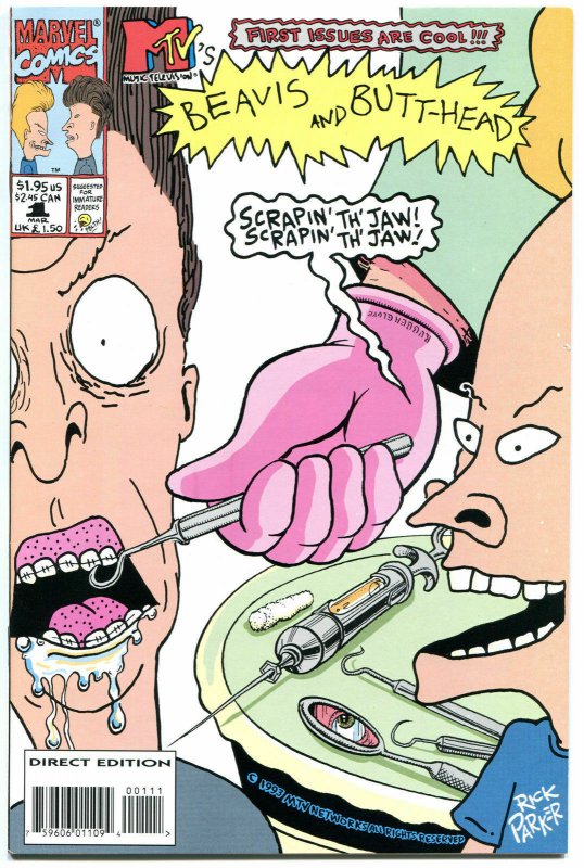 BEAVIS and BUTTHEAD #1, MTV, 1st, 1994, Cartoon,CoOL, NM, more in store