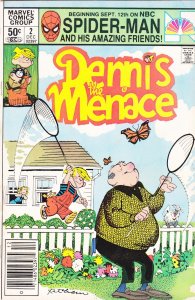 Dennis the Menace (Marvel) #2 (Newsstand) FN ; Marvel | Hank Ketcham All Ages